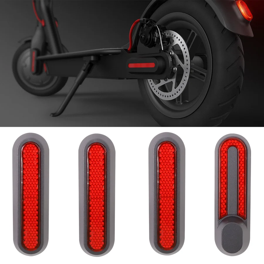 New upgrade Front Wheel Cover Protect Shell For Xiaomi Electric Scooter Pro 2/1s/M365 pro Front Rear Safety Reflective Parts