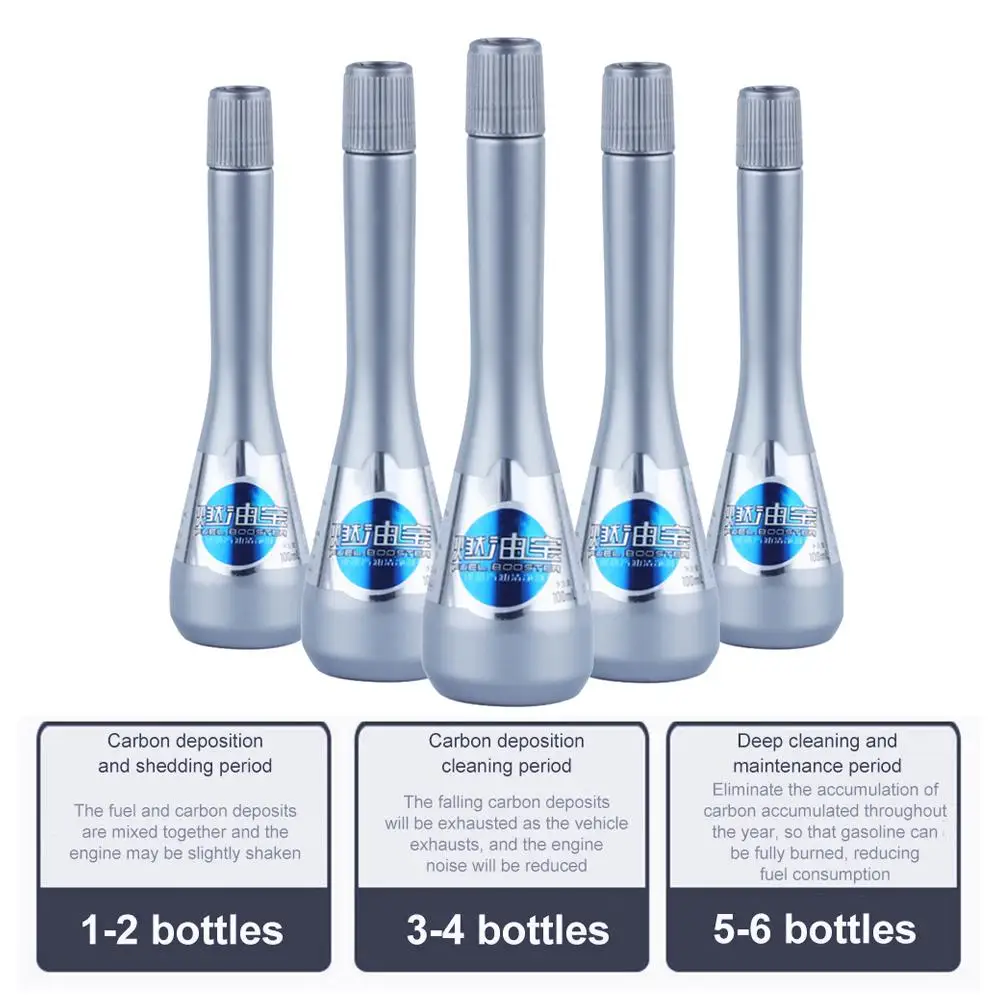 Car Fuel Treasure Gasoline Additive Remove Engine Carbon Deposit Save Increase Power in Oil for Saver |