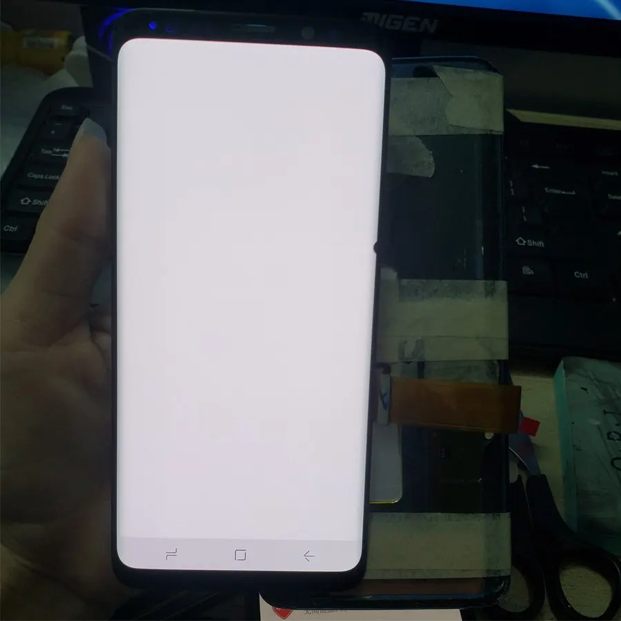 Точечный линейный AMOLED экран для Samsung Galaxy S8 + G950A G950U G950F Plus G955 G955F ЖК дисплей S9