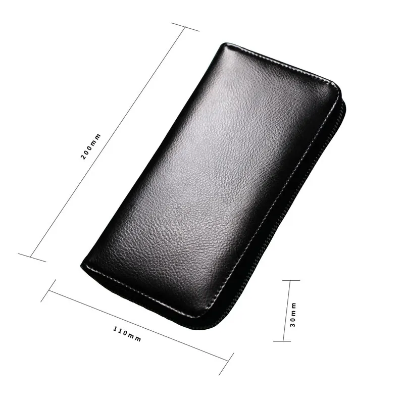 

Genuine Leather Business Card Holder 36Bank Women&Men Card Bags Fashion Multifunctional ID Card Holder Travel Purse Wallet