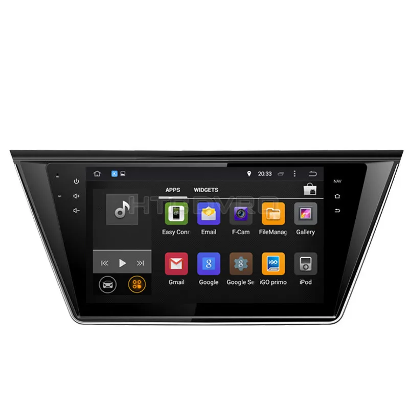 Автомобильный DVD-плеер YMODVHT 10 1 дюйма Восьмиядерный 4 Гб + 32 ГБ Android 9 0 для VW Touran 2015