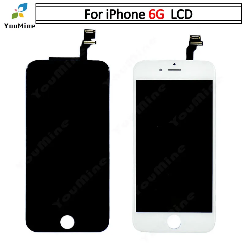 Tianma AAA ЖК-дисплей для iPhone 6g 6 S 6 S ЖК-дисплей стекло с сенсорным стеклом экран дигитайзер с сеткой белый черный