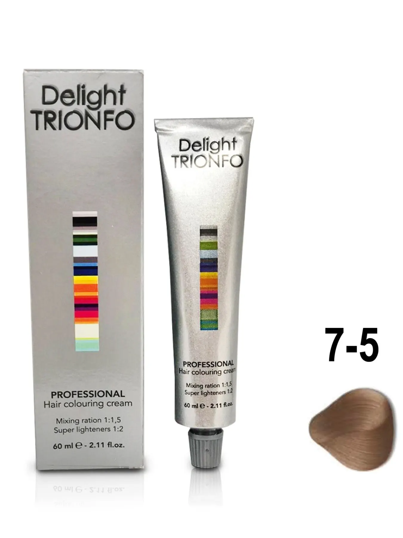 Крем-краска DELIGHT TRIONFO для окрашивания волос CONSTANT 7-5 средне-русый золотистый 60 мл |