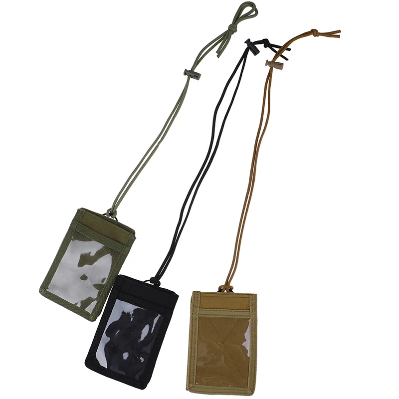 Армейский веер тактический Чехол для идентификационной Карты нашивка на шею и