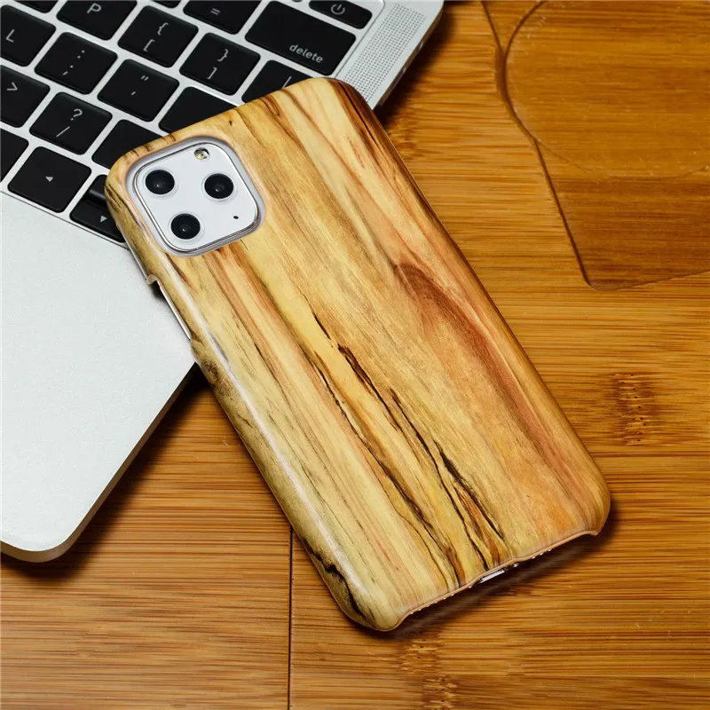 Для Iphone 11 por XS MAX XR X PU чехол роскошная деревянная зернистая защитная задняя панель для телефона чехол для iPhone 5 5S SE 6 6S 7 8 Plus Fundas