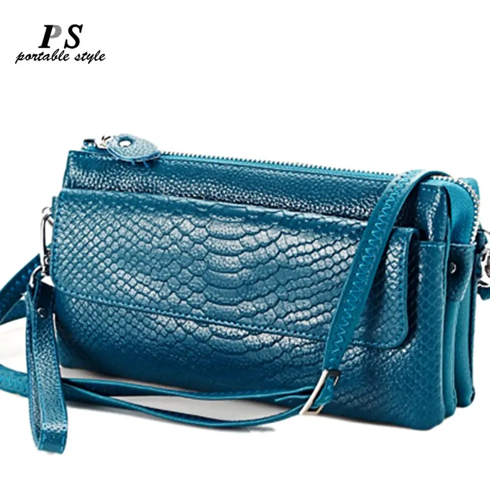 Брендовая дизайнерская женская сумка мессенджер из натуральной кожи с одним