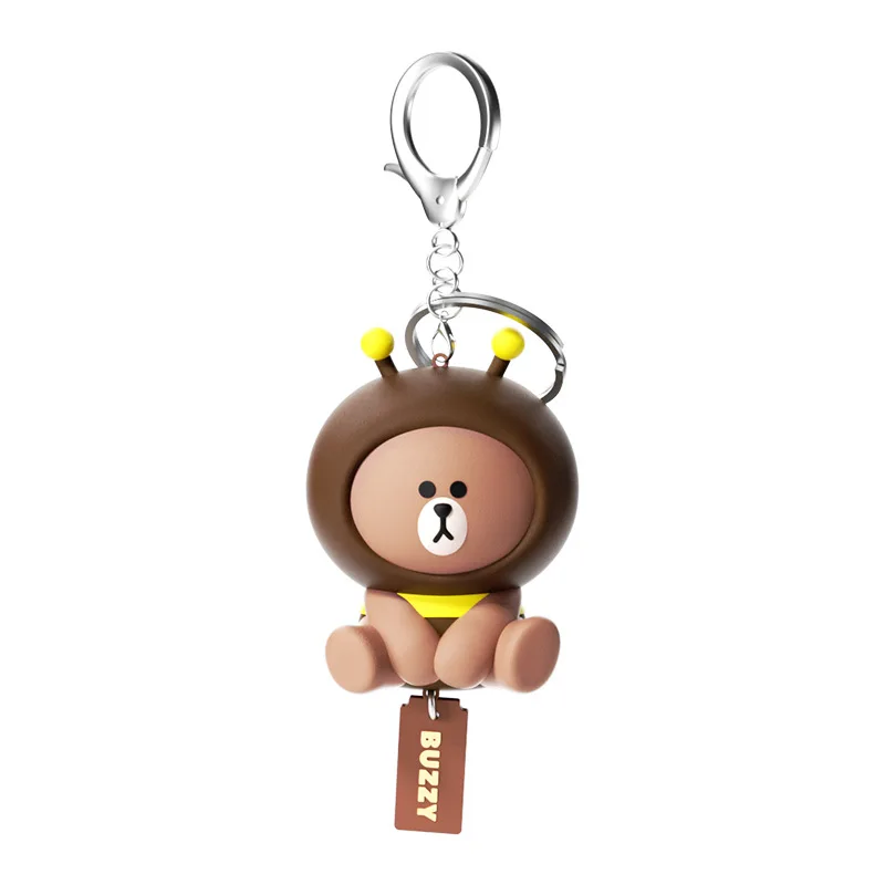Line Friends Carton Brown Cony Sally Key Chain Hanging Rope for Girl | Мобильные телефоны и аксессуары