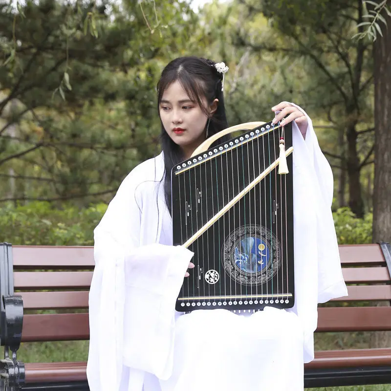 

Портативные 21 струна Guzheng, традиционные китайские деревянные музыкальные инструменты Guzheng для начинающих, Новинка