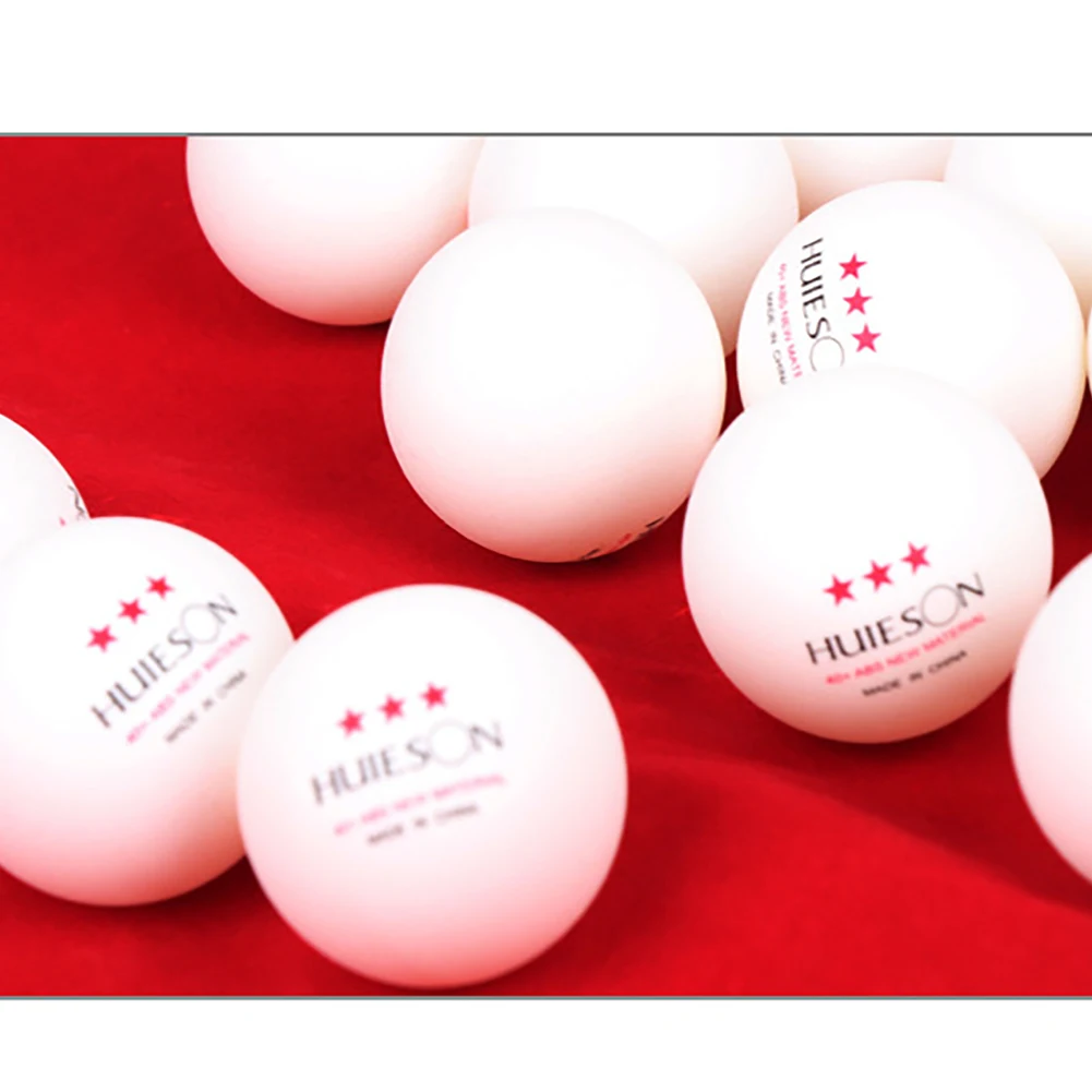

100pcs Accessories Sports Gym Pong Table Tennis Balls 3-Stars Indoor High Elastic Amateur 40mm Practice Outdoor Home ABS