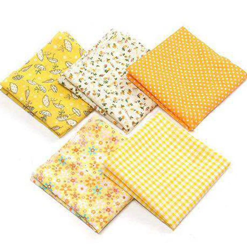 5Piece/set 50*50cm DIY Handmade Chintz Fabric pink Cotton Printed Fabrics small floral fabric |