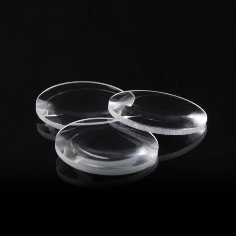 Оптическая двойная выпуклая линза диаметром 40 мм фокусное расстояние 100 K9