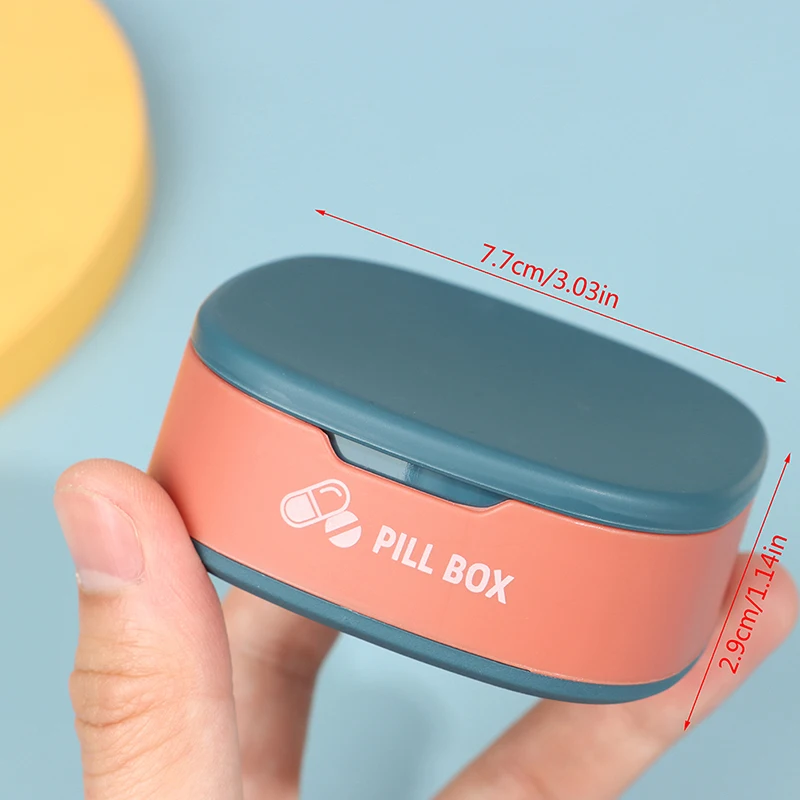 

1 Pcs Pill Case For Tablets 4 Gird Medicine Pill Organizer Divider Weekly Storage Box Divider Weekly Travel Pill Cutter