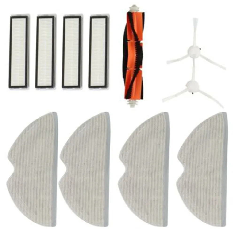 

Main Roller Brush Side Brushes Mop Cloth Mopping Cloths Sweeper Cleaning Pads Mops Filter Set For L10PRO D9 Robot Vacuum Cleaner
