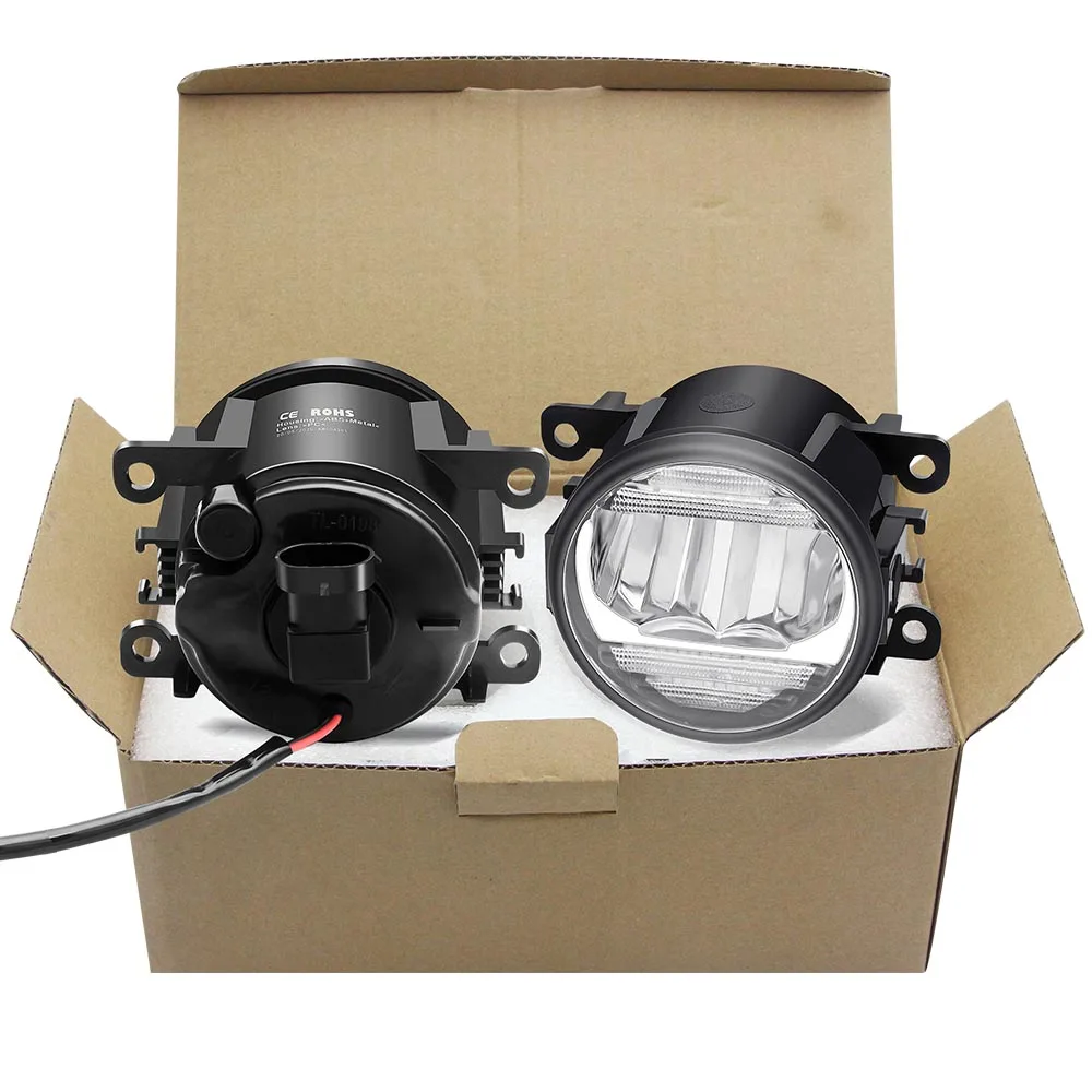 2in1 LED Fog Light + Daytime Running For Jaguar S-Type X-Type XK XJ X358 Car Front Bumper Lamp DRL 30W 8000LM 12V | Автомобили и