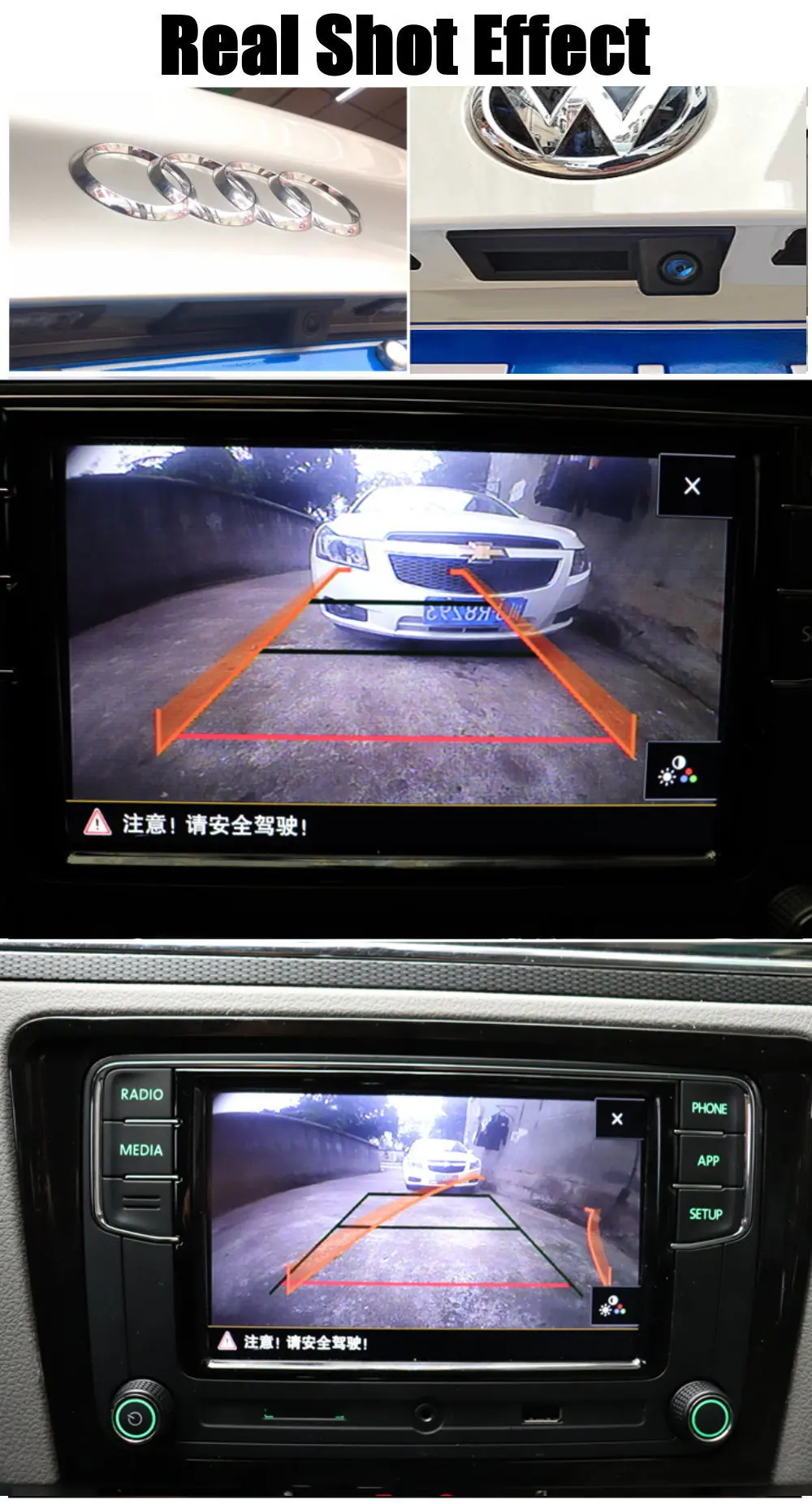 Задняя камера, ручка багажника, авто камера для Volkswagen Touareg, экран, обновленный, обратный динамический траектория изображения