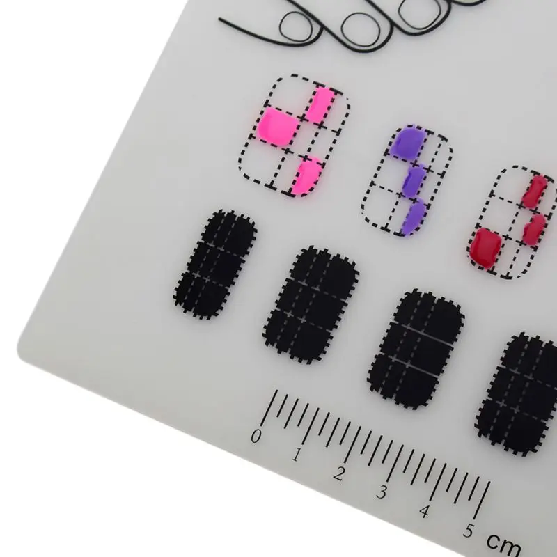 Складной практичный лак для ногтей силиконовый держатель рук Подушка наклейка