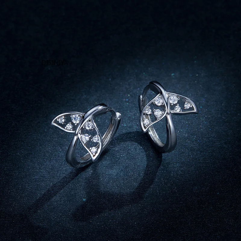 Женские серьги кольца с хвостом и юбкой годе|Серьги-кольца| |