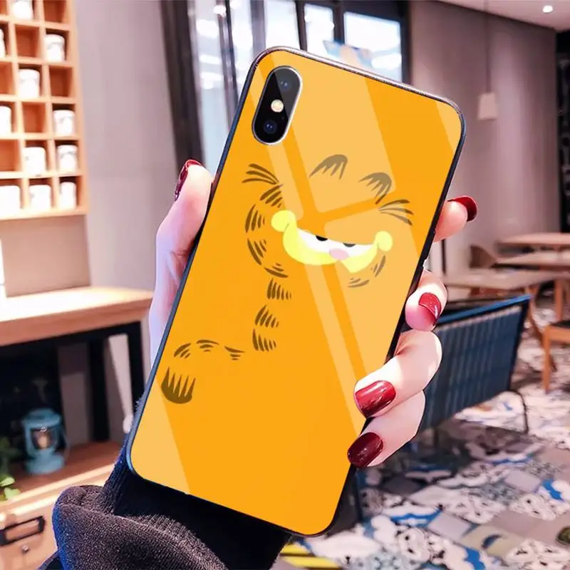 

MaiYaCa Garfield cat Luxury Unique Phone Cover for iPhone8 6 7 plus X XS XR XS MAX 11 pro max