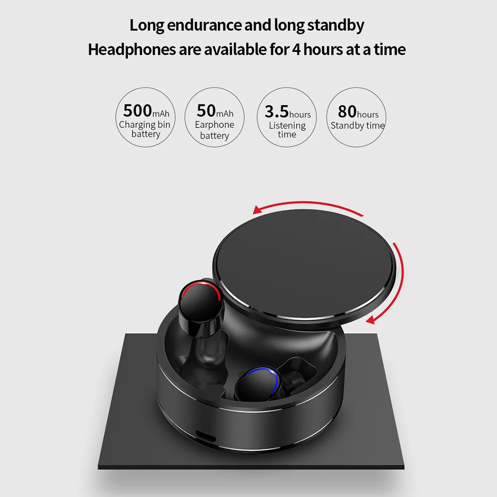 Erilles Bluetooth наушники Беспроводной один двойной дополнительный стерео Hi Fi звук