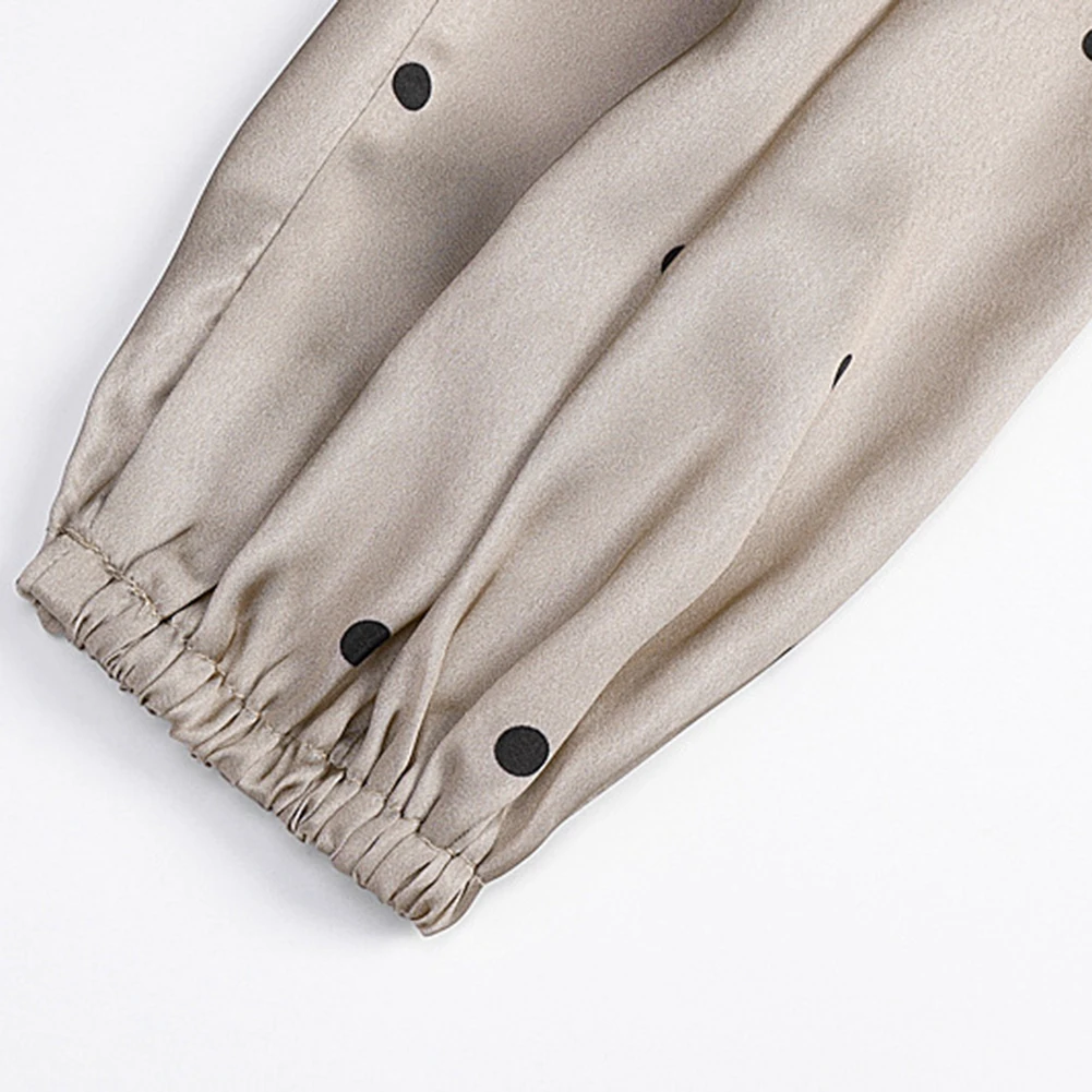 2020 Модная Летняя Сексуальная Блузка в горошек с открытыми плечами прозрачный