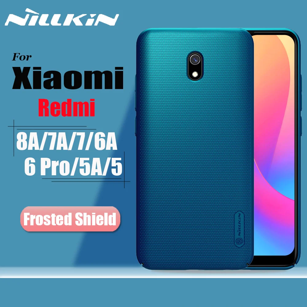 Чехол Nillkin для Xiaomi Redmi 8A 7A 7 6A 5A 5 Funda матовый защитный жесткий пластиковый чехол для телефона с полным покрытием чехол s на Redmi 8A/7A/7/6A/5A/5