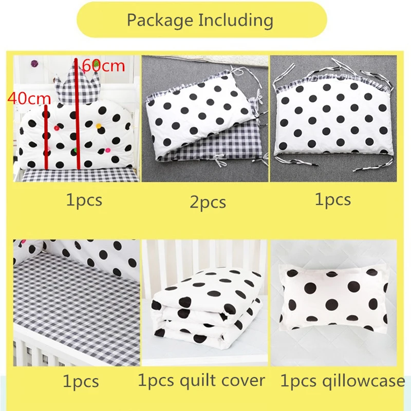 Комплект постельного белья с рисунком для малышей хлопковый комплект детской