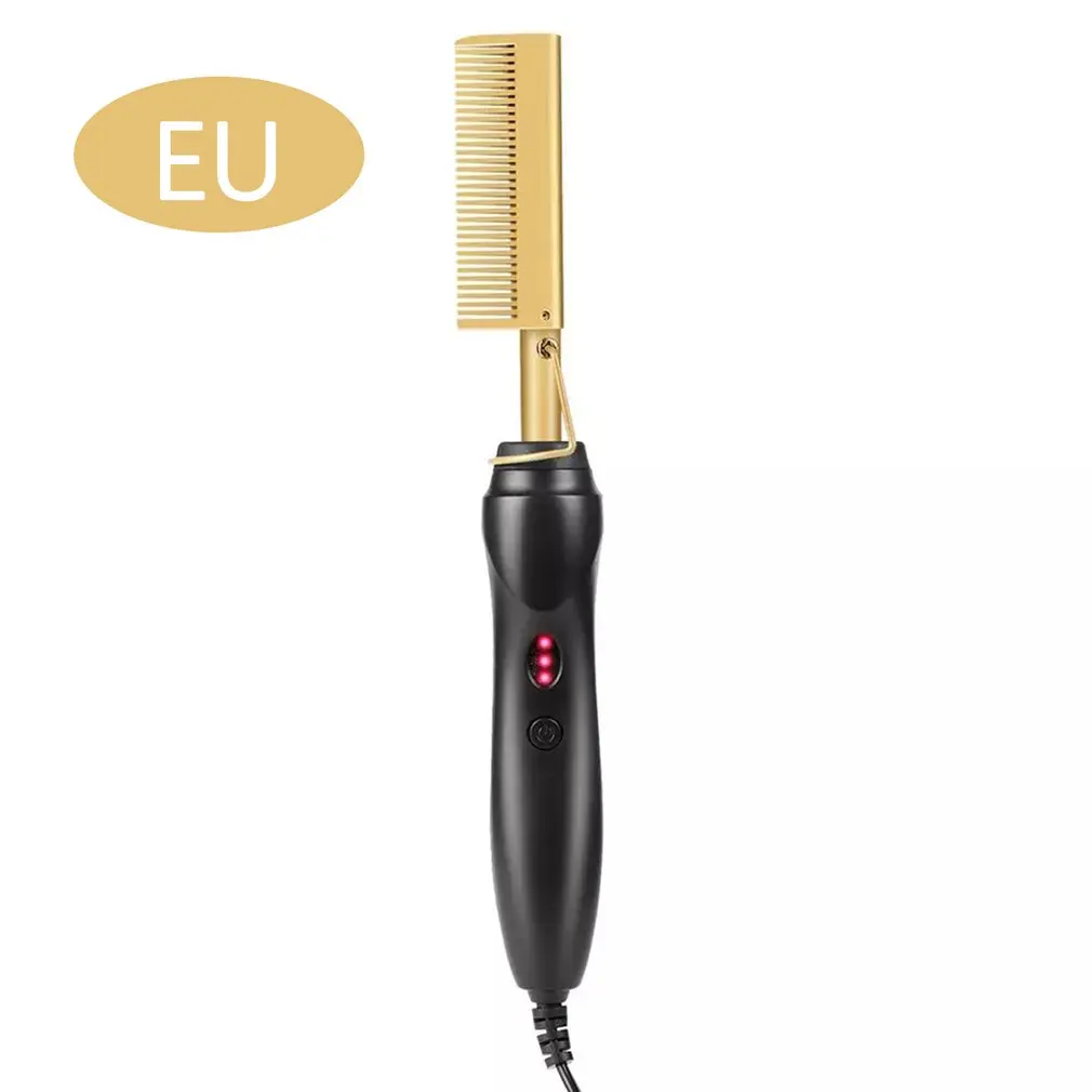 

Straight Comb Curly Comb Electric Heating Hair Straightener Both Dry And Wet Adjustable Temperature Hair Tools