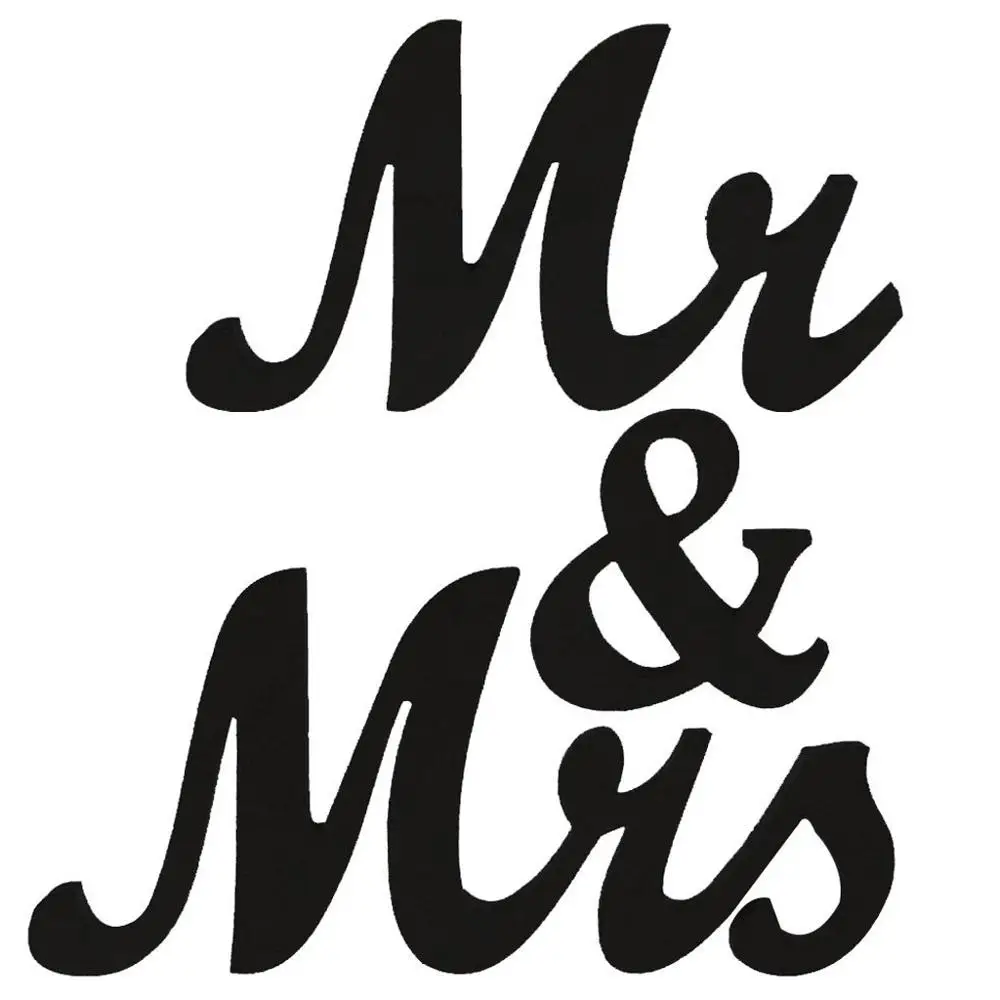 3 шт./компл. Свадебные украшения деревянные MR &amp MRS блестящие буквы знаки вечерние