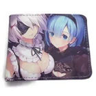 Горячая новинка красивый женский кошелек Re:Zero kara Hajimeru Isekai Seikatsu кошелек с отделением для монет кожаный короткий кошелек