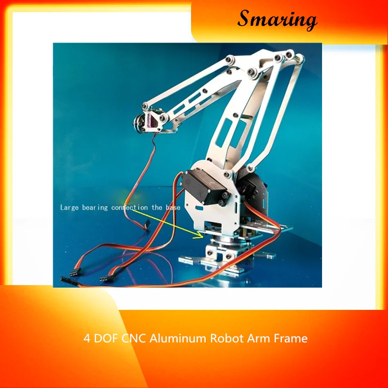 4 DOF CNC алюминиевая рама робота Asix робот манипулятор модель с дополнительным