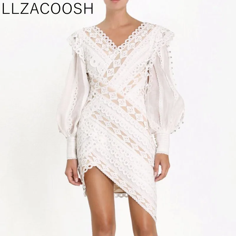 Дизайнерское платье для подиума 2019 женское весеннее элегантное асимметричное с