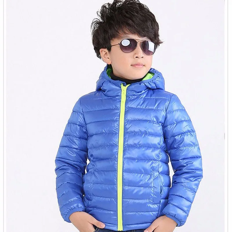 Новая верхняя одежда для детей теплое зимнее пальто с капюшоном мальчиков и