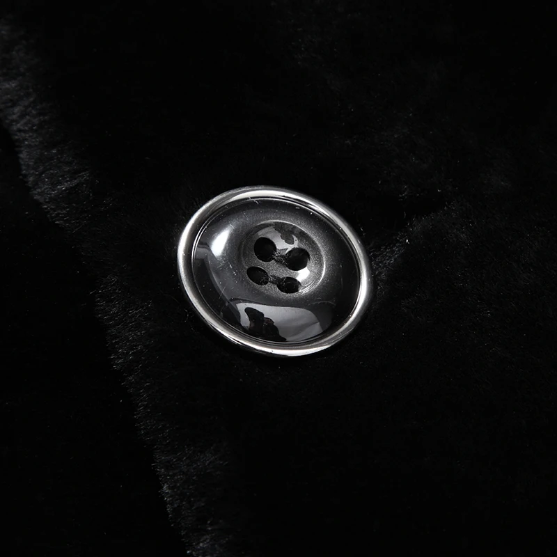 100% шерстяное пальто овчина меховое зимняя куртка для мужчин Воротник из меха