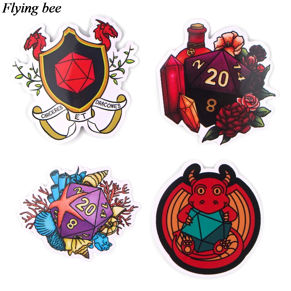 Flyingbee 39 шт классные забавные водонепроницаемые наклейки детские игрушки для DIY