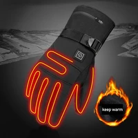 winter electric heated gloves touch screen waterproof windproof anti cold unisex outdoor cycling sports hand warmer gloves 2021