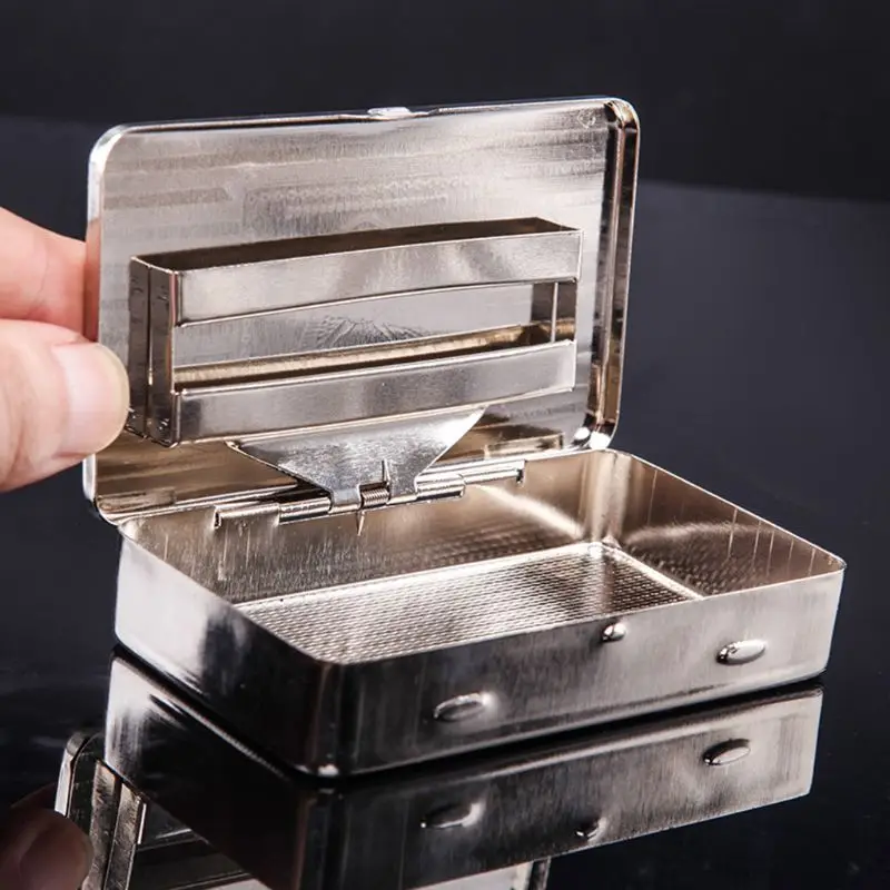 

Thin American Eagle Metal Cigarette Case Boxes Automatic Cigarette Tobacco Case Jy24 20 Dropship