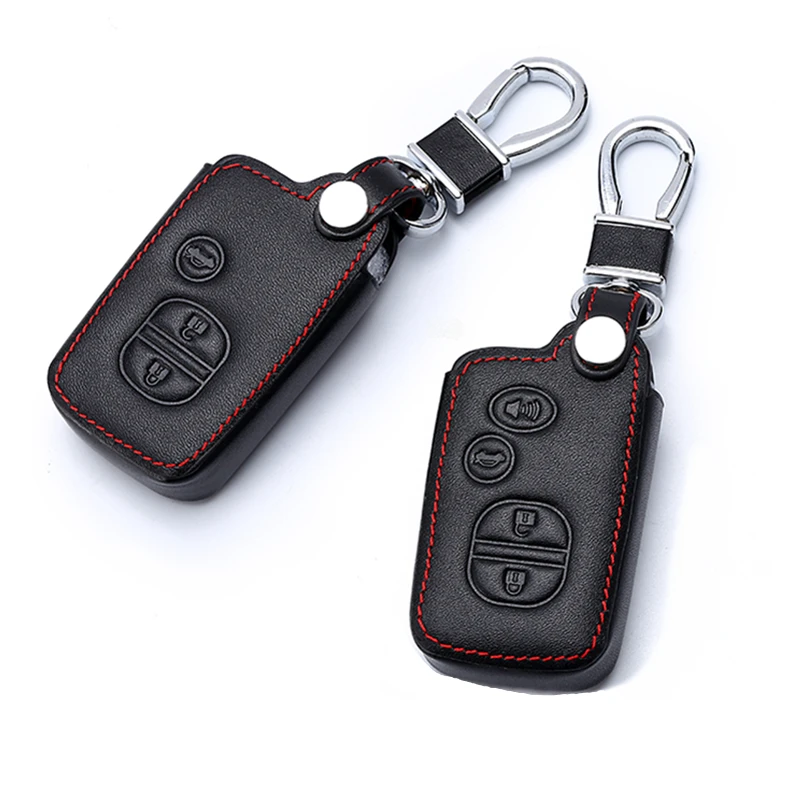 1 шт. чехол для ключа автомобиля кожаный держатель цепи Toyota Chr LandCruiser Avensis Auris Corolla