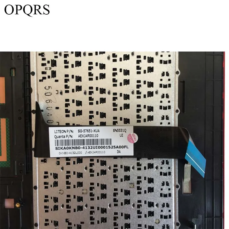 

New Russian Laptop Keyboard for Asus X450 X450C X450CA X450CC X450CP X450L X450LA Red keyboard With Palmrest Upper Cover