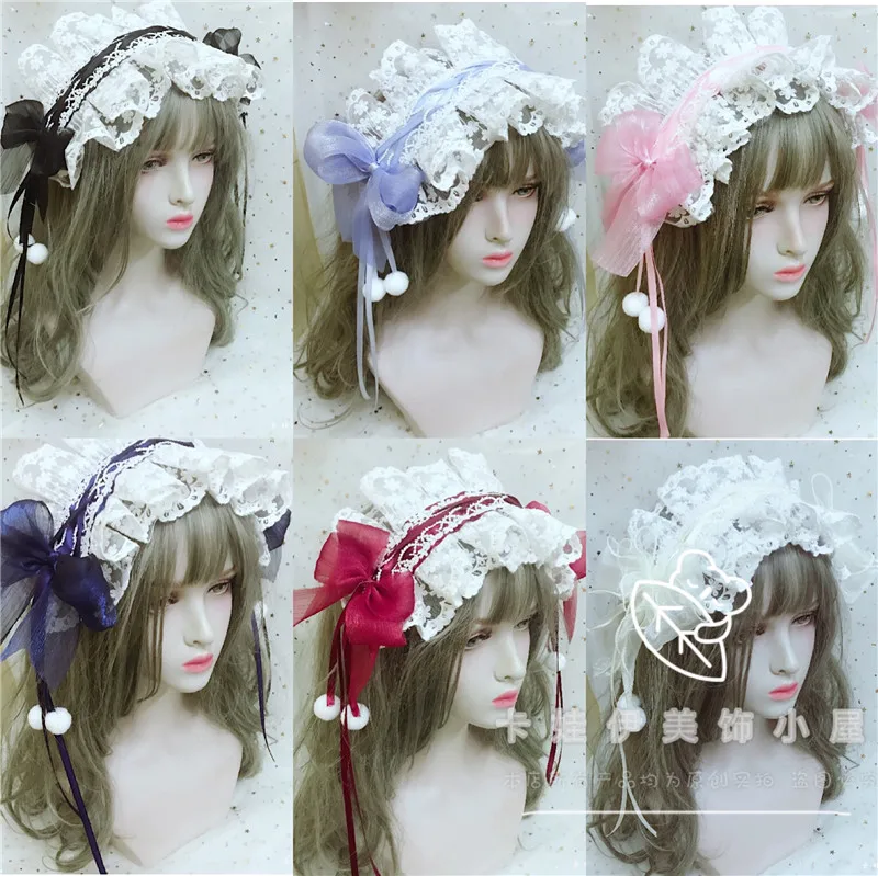 Ручка в форме ангела Лолита японский стиль лента для волос милый Универсальный Lo