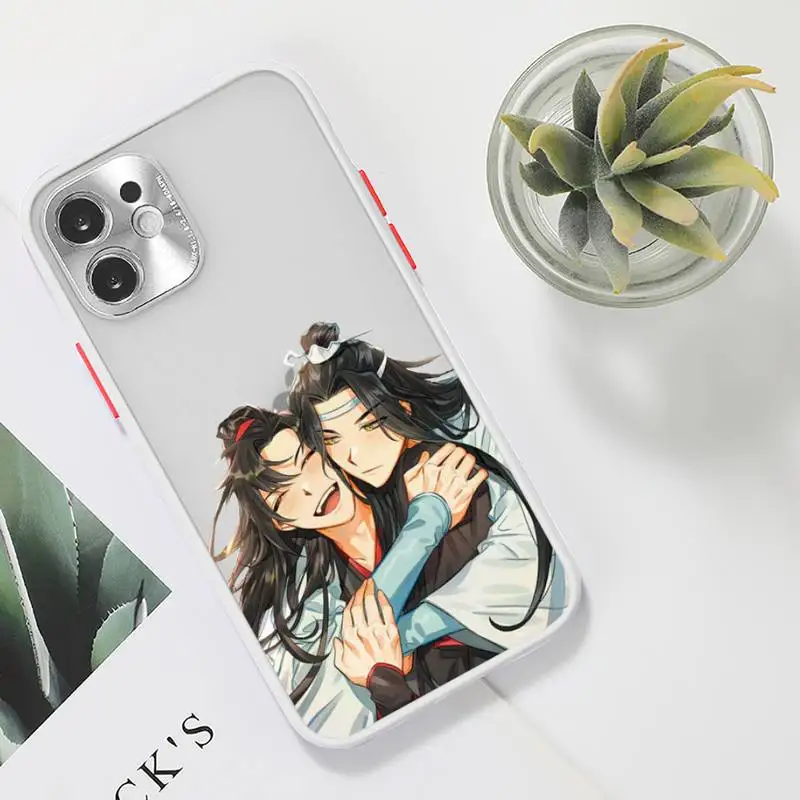 

Mo Dao Zu Shi MDZS anime Phone Case Clear matte transparent For white iPhone 7 8 x xs xr 11 12 pro plus max mini Funda