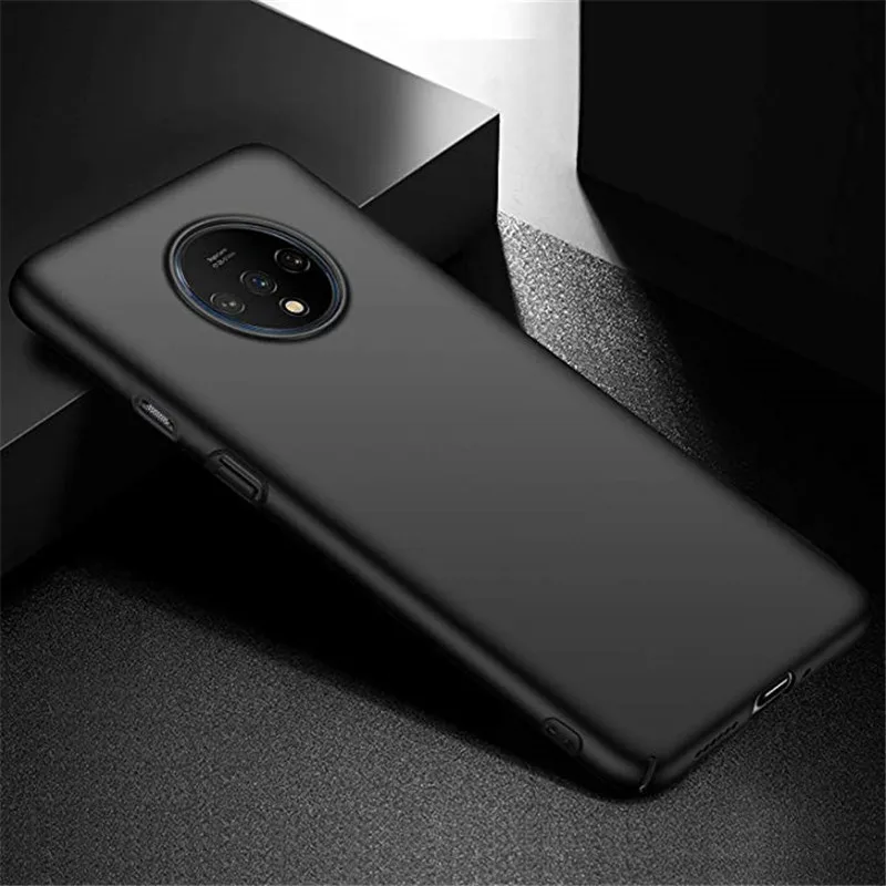 Тонкий жесткий чехол из поликарбоната для Oneplus 7 T матовый защитный