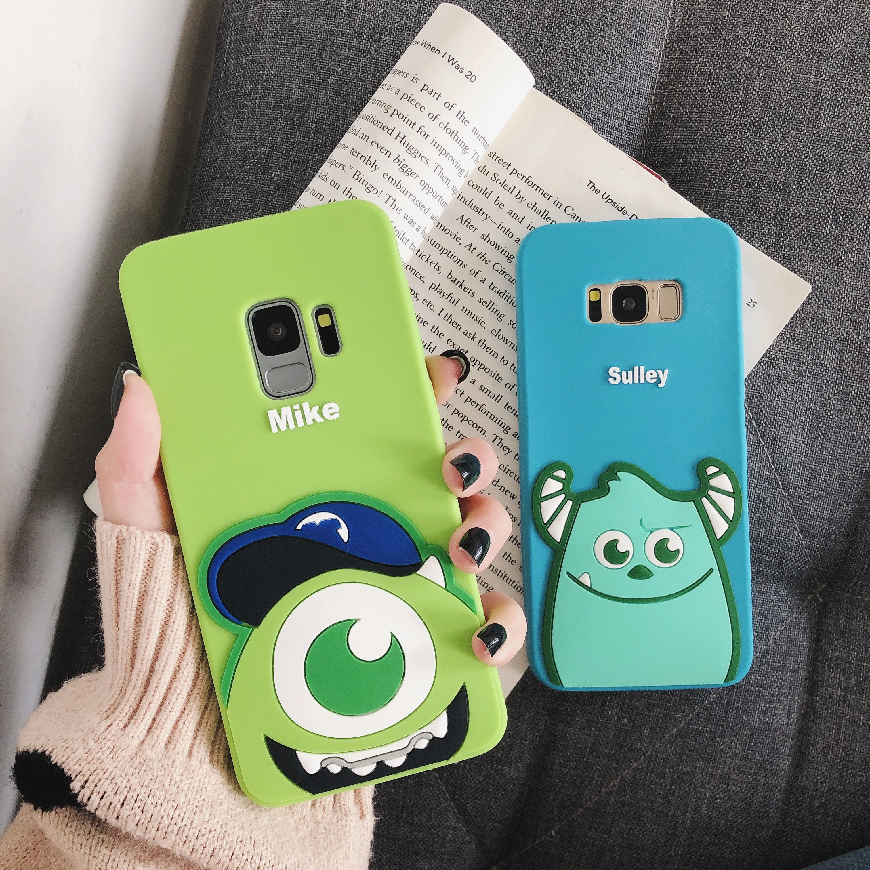 CASEISHERE чехлы для телефонов Samsung Galaxy S8 S9 S10 Plus Прекрасный 3D Монстры университет