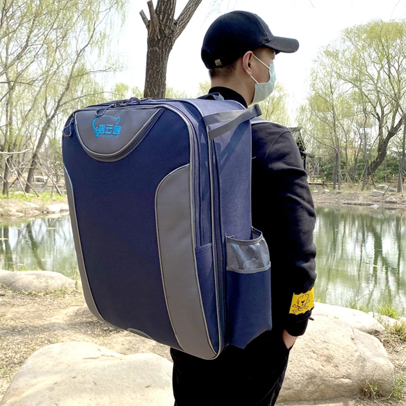 

70/80CM Fishing Bag Waterproof Chair Rod Tackle Bag Multi-functional Outdoor Sport Travel Camping Hiking Backpack Shoulder Bag