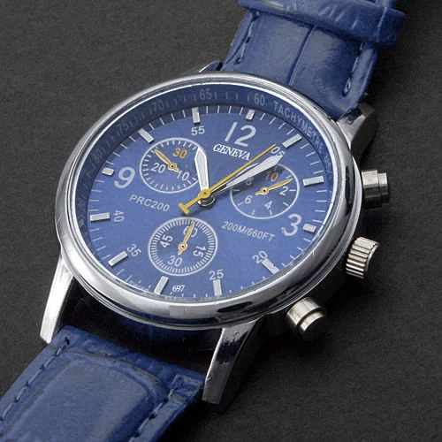 Женские наручные часы с ремешком из искусственной кожи аналоговые кварцевые