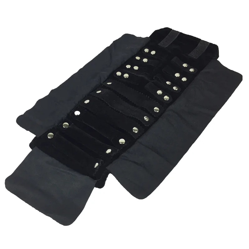 

Multifunctional Earring Necklace Ring Storage Roll Bag Jewelry Travel Portable Retain Roll Bag Exhibition Bag