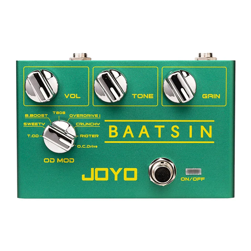 JOYO R-11 Distortion Effect Pedal BAATSIN Classic Overdrive 8 Different OD/DS For Electric Guitar Parts |