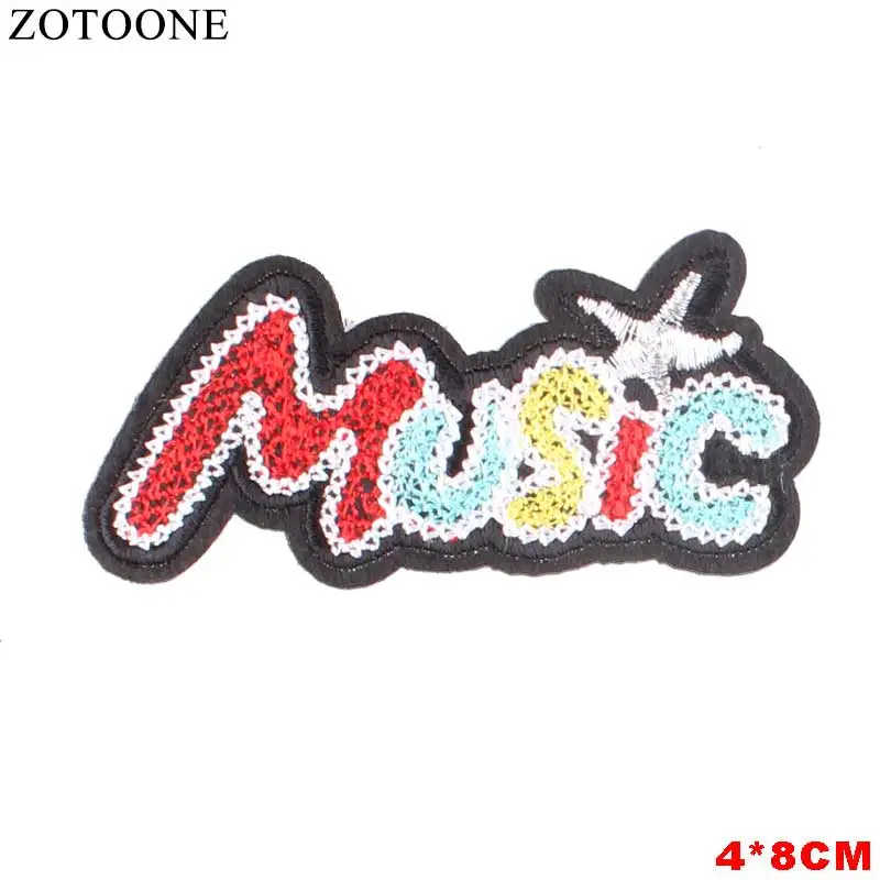 ZOTOONE модные музыкальные гитарные пластыри наклейки железо на одежду