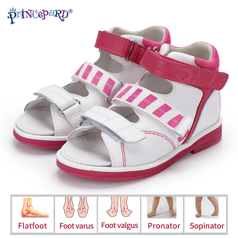 Princepard Summer Children Orthopedic Shoes Adjustable Strap Toddler Girls Boys Kids Shoes  Shoes EU Size 19-37