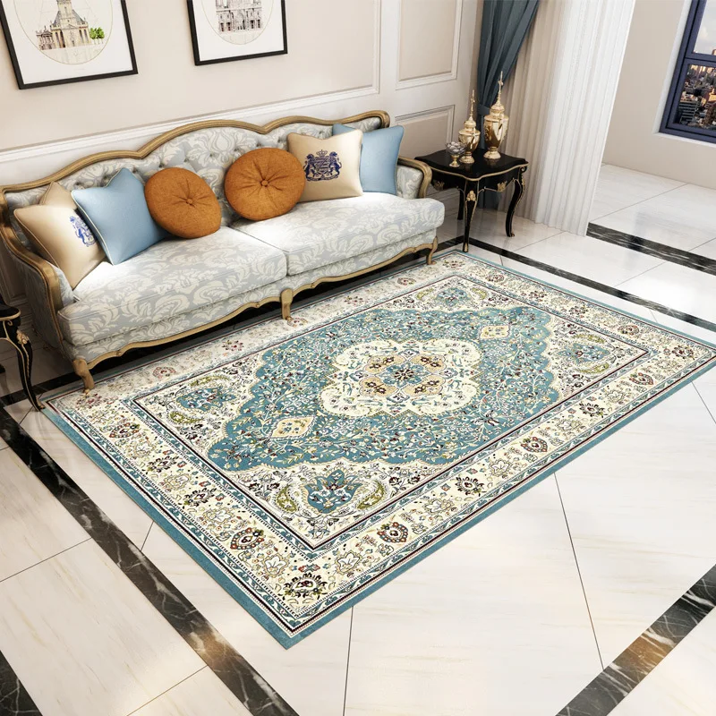 

200x300cm Vintage Living Room Large Area Carpet Retro Persian Bedroom Carpet Home Soft Rugs Decorative Floor Mat Parlor Carpet