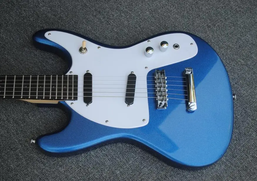 Синий металлик Mosrite 1965 adventure II электрогитара smoer головной платок форма mosrite электрогитара